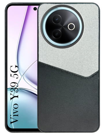 For Vivo Y39 Back Cover Case (Dual PU Leather Stitch | Professional Minimalist | Soft and Flexible)