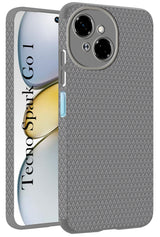 For Tecno Spark Go 1 Back Cover Case (Camera Protection | Side Grip Texture | Soft and Flexible)