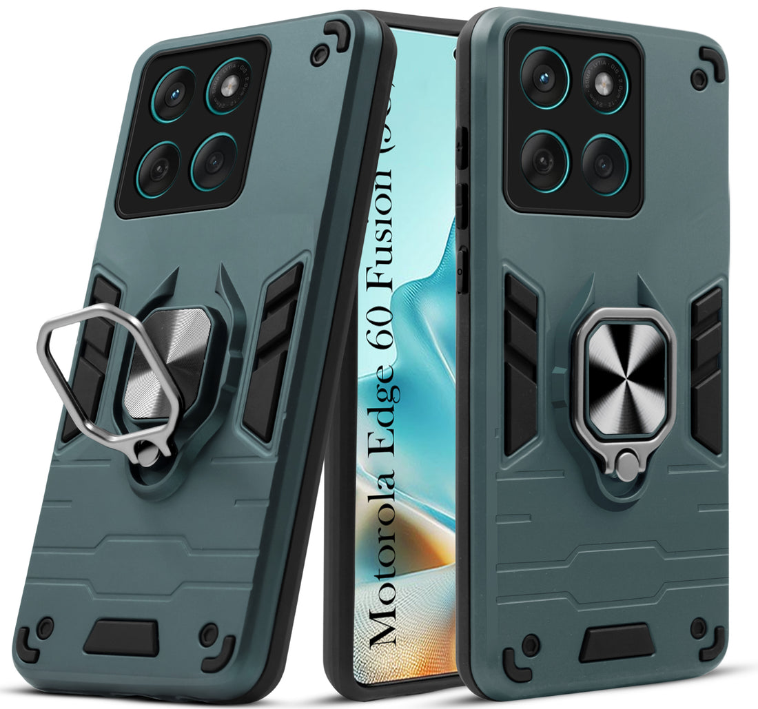 For Motorola Moto Edge 60 Fusion Back Cover Case  (Shockproof Polycarbonate Dual Layer Hybrid Armor)