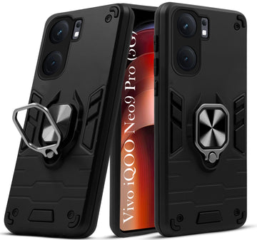 For Vivo IQOO Neo 9 Pro Back Cover Case (Shockproof Polycarbonate Dual Layer Hybrid Armor)