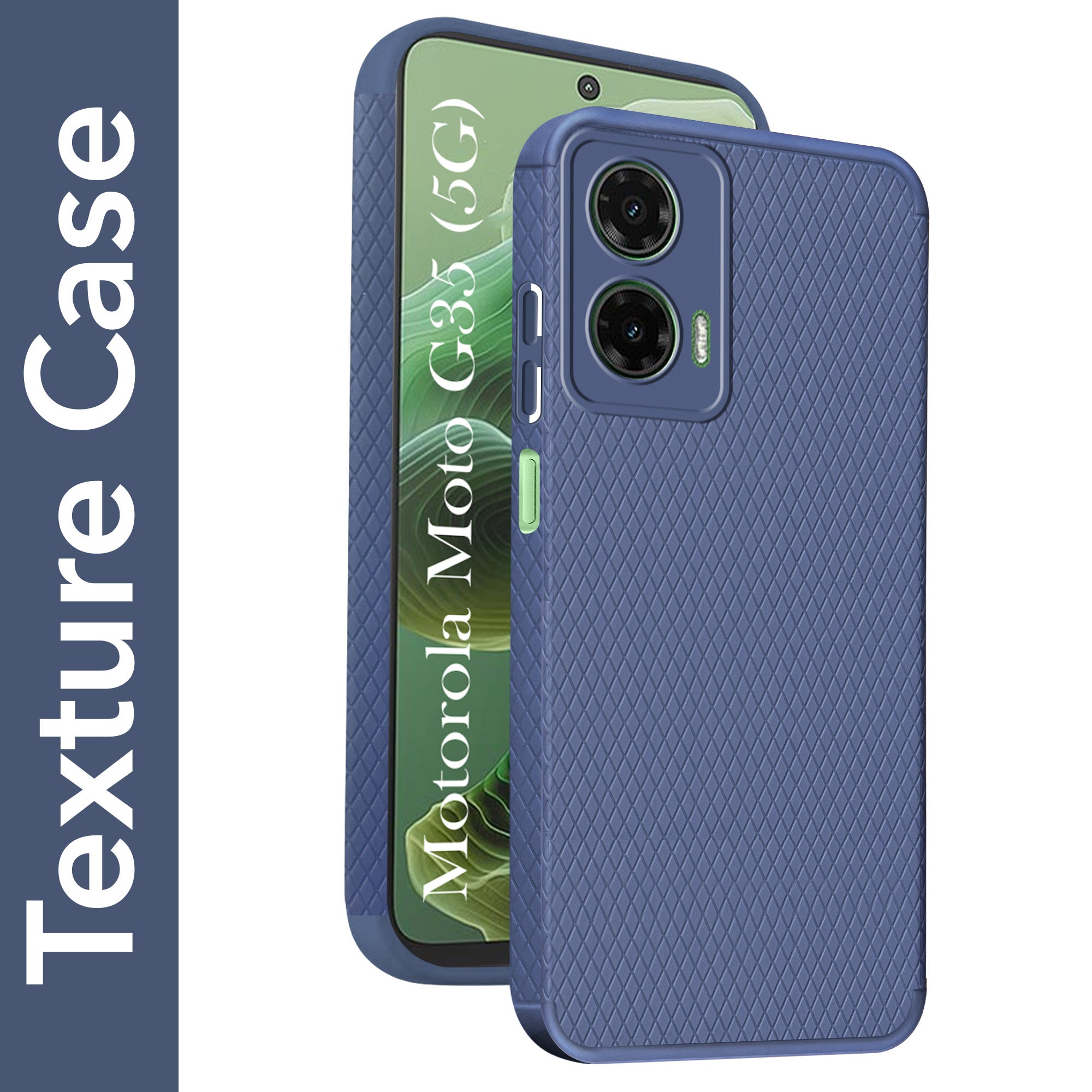 For Motorola Moto G35 5G Back Cover Case (Liquid Silicone | Side Grip | Camera Protection)