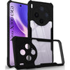 For Vivo X300 5G Back Cover Case Hybrid (Shockproof with Polycarbonate Clear Panel | Professional Black)