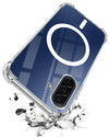 For Samsung Galaxy A17 | Samsung F17 | Samsung M17 5G Back Cover Shockproof Crystal-Clear (Magsafe Wireless Support | Drop & Camera Protection | Hard Polycarbonate)