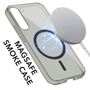 For Samsung Galaxy S23 Plus Back Cover Case Lifetime Anti-Yellow MagSafe Compatible Clear (Sleek Hard Crystal | Shockproof and Camera Protection)