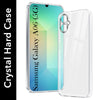 For Samsung Galaxy A06 Back Cover Case (Hybrid Crystal panel with Side Soft PU | Camera Protection | HD Clear Shockproof)