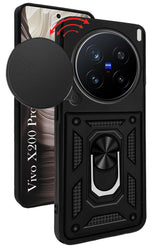 For Vivo X200 Pro Back Cover Case (Hybrid Dual Armor Polycarbonate)