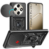 For Oppo F31 Pro Hybrid Armor Back Cover Case (Sliding Shutter Camera Protection | Polycarbonate |Ring Holder Kickstand)