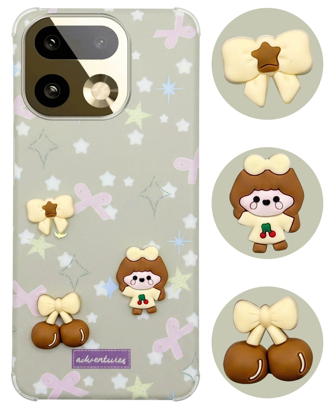 For Realme 16 Pro Plus 5G Back Cover Case (3D Cute Cartoons | Hard Back Side Soft | Matte Premium Finish | HD Printing)