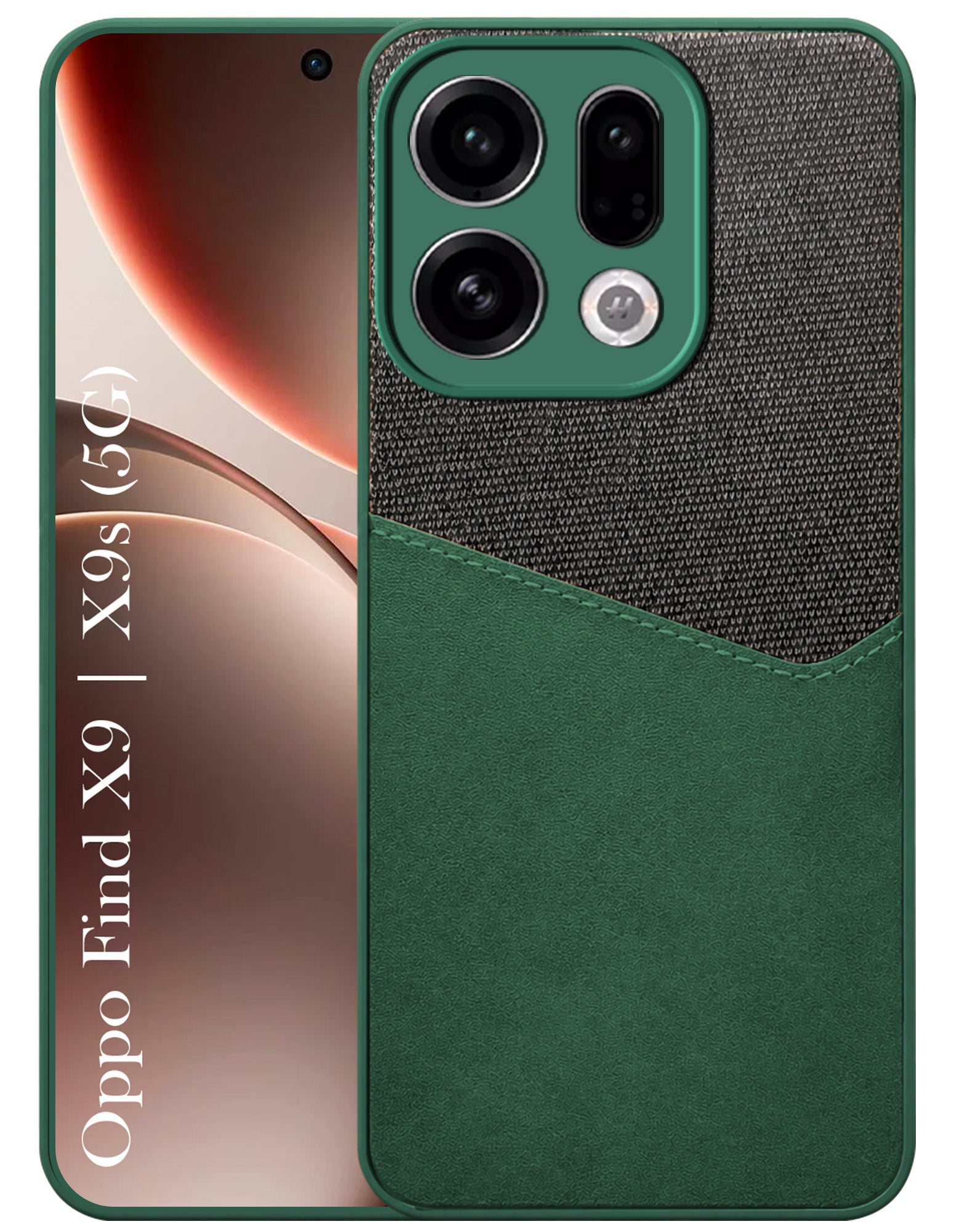For Oppo Find X9 | Oppo Find X9s Back Cover Case (Dual PU Leather Stitch | Professional Minimalist | Soft and Flexible)
