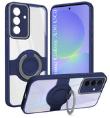 For Samsung Galaxy A36 5G Back Cover Case with stand (Built-in Ring Holder Kickstand | Lifetime Anti Yellow | Camera Protection)