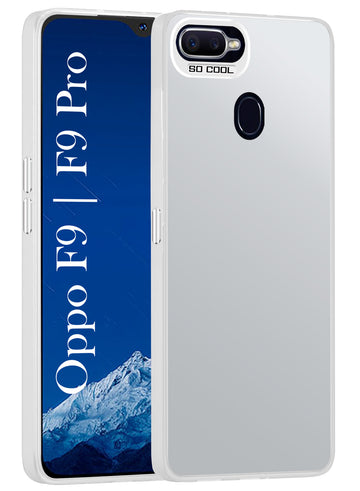 For Oppo F9 | F9 Pro Hard Back Cover Case (Velvet Touch | Professional Glossy Finish | Camera Protection Bump)