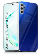 For Samsung Galaxy Note 10 PLUS Back Cover ( Silicone Clear Shockproof Case with Camera Protection | Soft and Flexible | Transparent)
