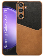 For Samsung Galaxy S23 FE 5G Back Cover Case (Dual PU Leather Stitch | Professional Minimalist | Soft and Flexible)