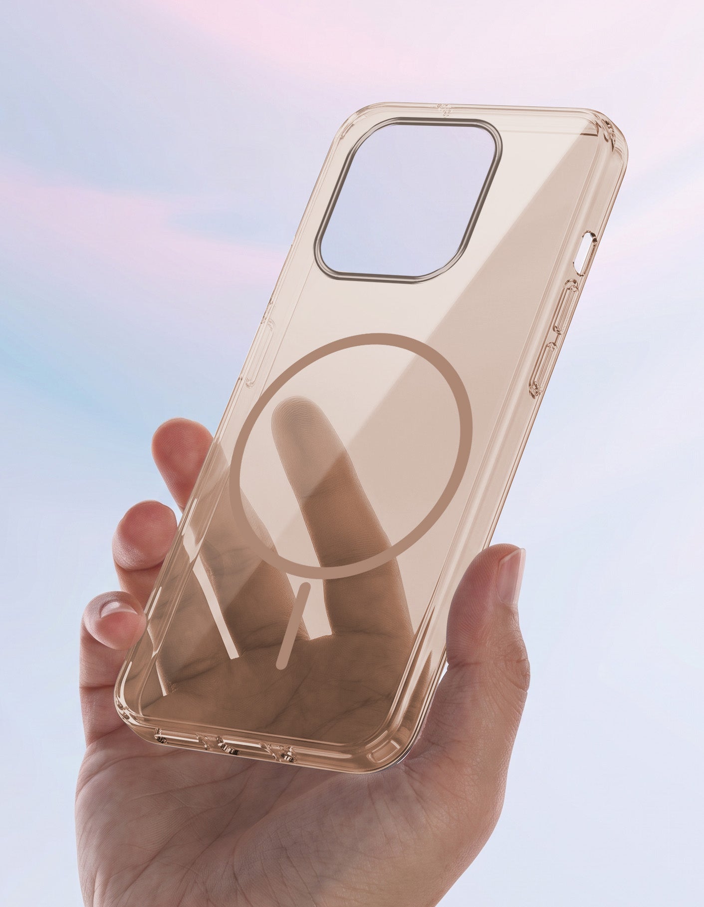 For Apple iPhone 13 Pro Back Case Cover Crystal Anti Yellow (Unbreakable PC | MagSafe Wireless Charging Support |Camera Protection Bump)