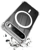 For Realme 16 Back Cover Shockproof Crystal-Clear (Magsafe Wireless Support | Drop & Camera Protection | Hard Polycarbonate)