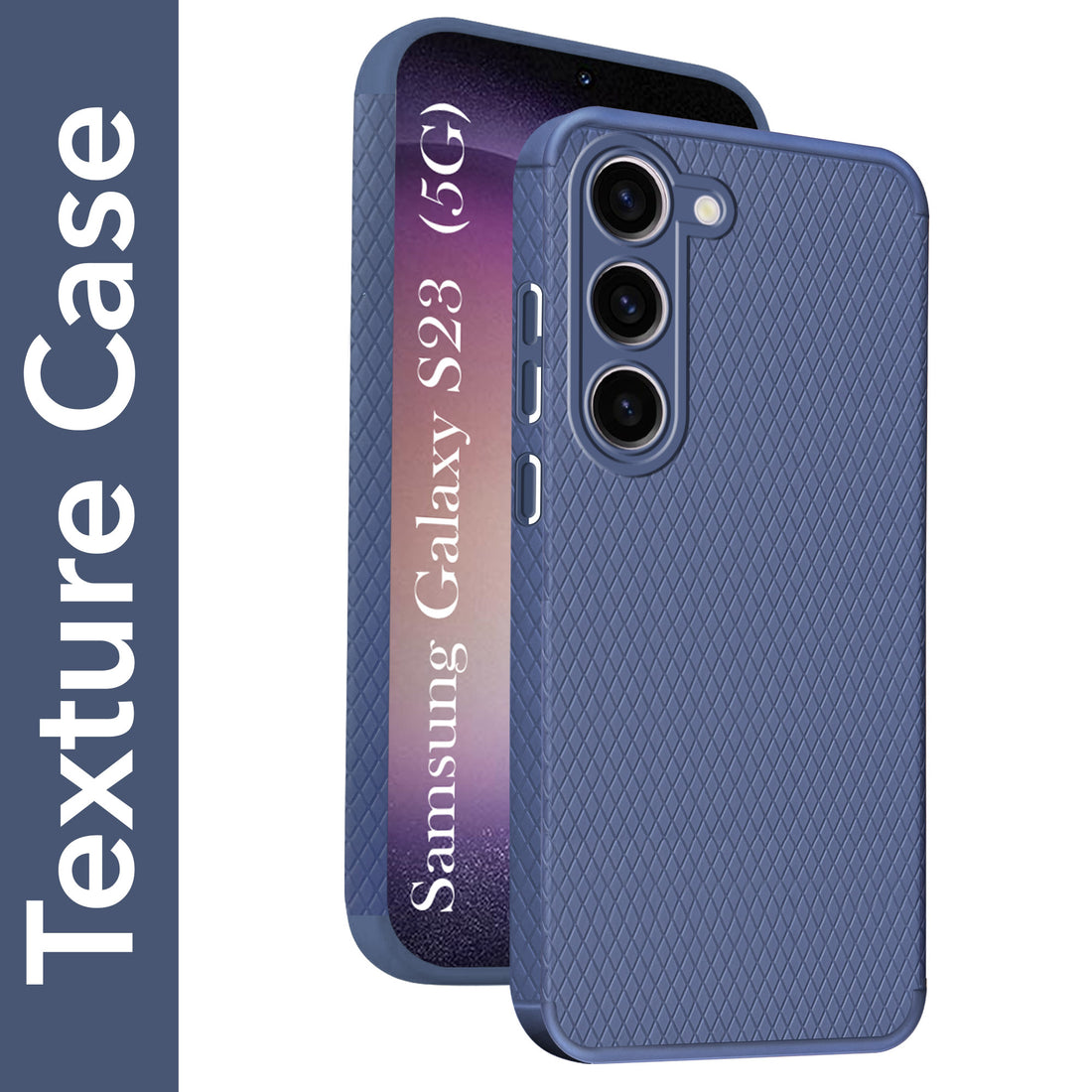 For Samsung Galaxy S23 5G Back Cover Case (Liquid Silicone | Side Grip | Camera Protection)