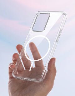 For OnePlus Nord CE 2 Lite 5G Back Case Cover Crystal Anti Yellow (Unbreakable PC | MagSafe Wireless Charging Support |Camera Protection Bump)
