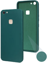 For Vivo V7 Plus Back Cover ( Silicone Clear Shockproof Case with Camera Protection | Soft and Flexible | Transparent)