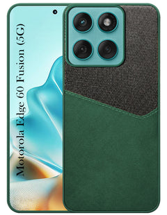 For Motorola Moto Edge 60 Fusion Back Cover Case (Dual PU Leather Stitch | Professional Minimalist | Soft and Flexible)