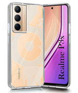 For Realme P3x Back Cover (Silicone Matte Shockproof Case with Camera Protection | Soft and Flexible | Transparent)