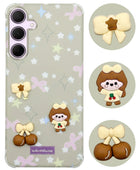 For Samsung Galaxy A35 5G Back Cover Case (3D Cute Cartoons | Hard Back Side Soft | Matte Premium Finish | HD Printing)