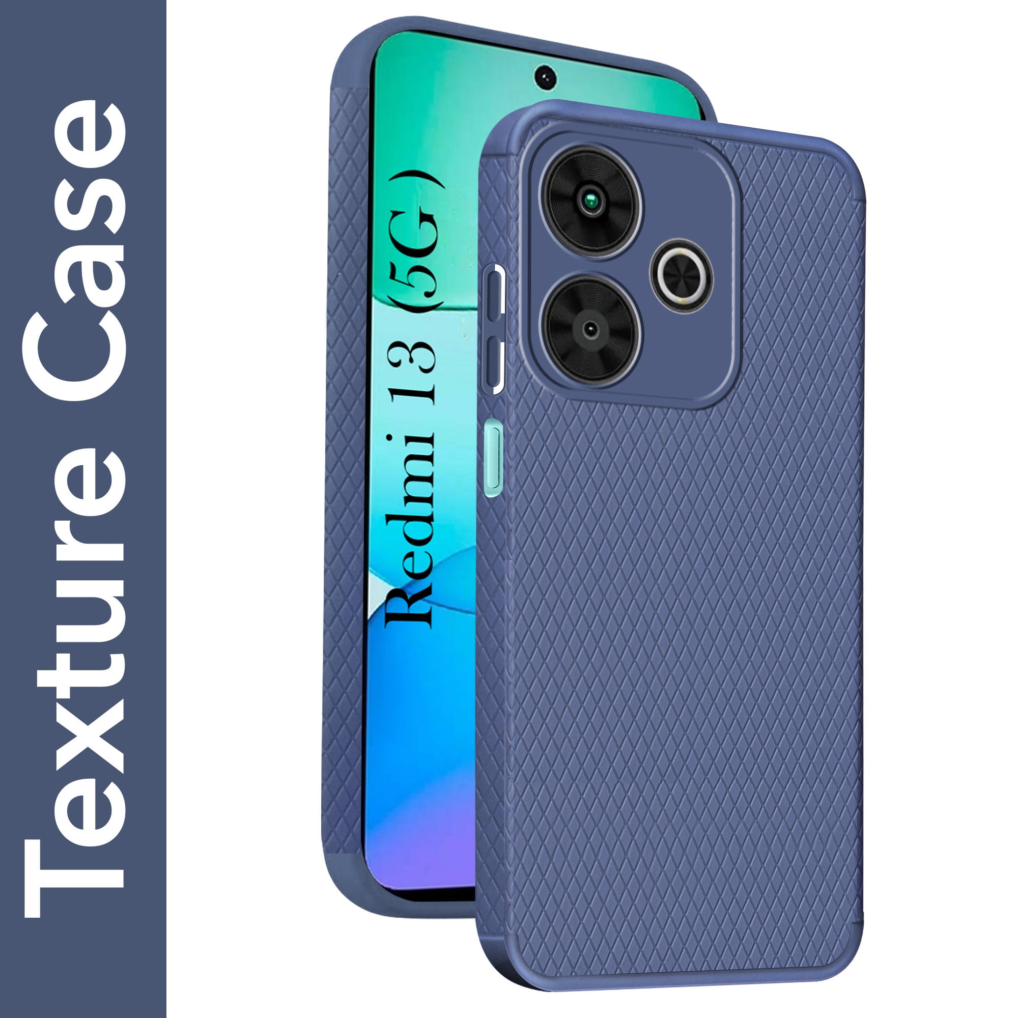 For Xiaomi Mi Redmi 13 4G | 5G  Back Cover Case (Liquid Silicone | Side Grip | Camera Protection)