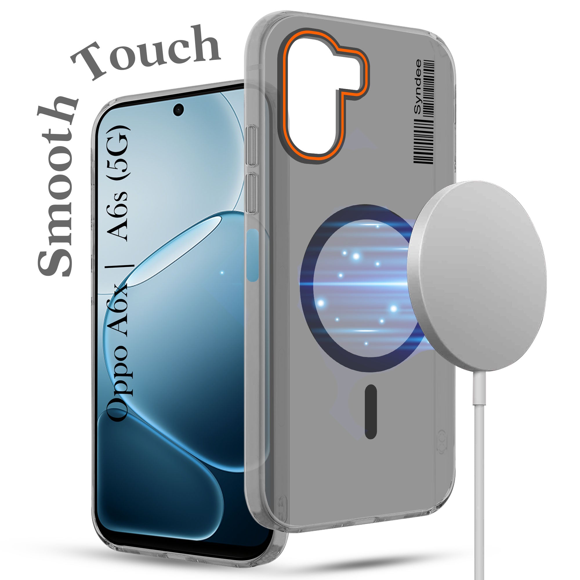 For Oppo A6X | Oppo A6S Back Cover Case (Soft Touch | Camera Bump Protection | MagSafe Compatible | Matte Finish)