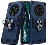 For Poco C75 | Poco M7 Back Cover Case (Shockproof Polycarbonate Dual Layer Hybrid Armor)