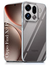 For Oppo Find X9 Pro Back Cover Case Silicone (Clear Shockproof Case with Camera Protection | Soft and Flexible | Transparent)
