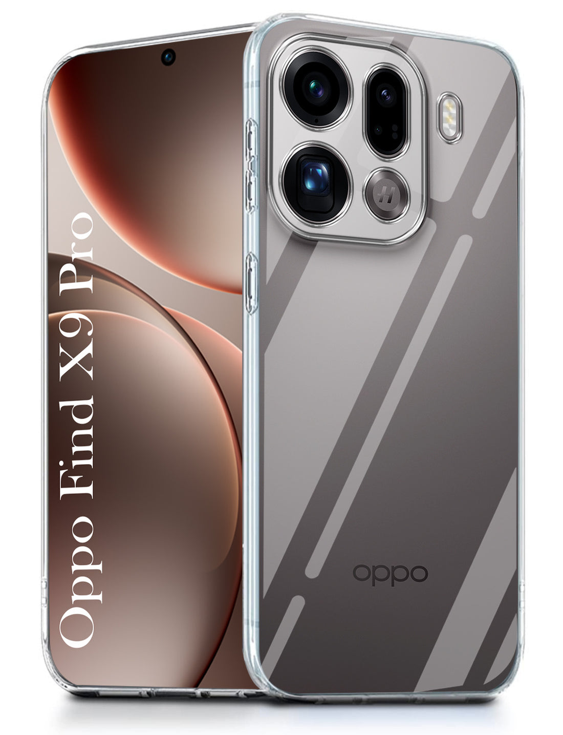 For Oppo Find X9 Pro Back Cover Case Silicone (Clear Shockproof Case with Camera Protection | Soft and Flexible | Transparent)