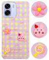 For Oppo K14x 5G Back Cover Case (3D Cute Cartoons | Hard Back Side Soft | Matte Premium Finish | HD Printing)