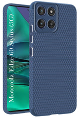 For Motorola Moto Edge 60 Stylus  Back Cover Case  (Liquid Silicone | Side Grip | Camera Protection)