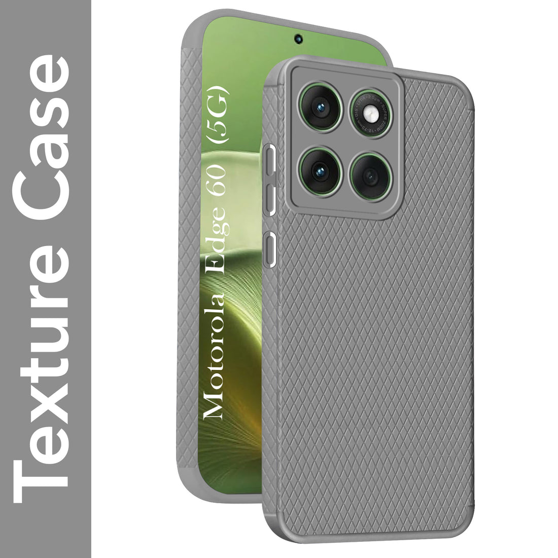 For Motorola Moto Edge 60 Back Cover Case (Liquid Silicone | Side Grip | Camera Protection)