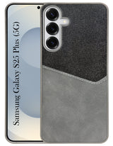 For Samsung Galaxy S25 Plus Back Cover Case (Dual PU Leather Stitch | Professional Minimalist | Soft and Flexible)