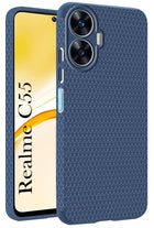 For Realme C55 Back Cover Case (Liquid Silicone | Side Grip | Camera Protection)