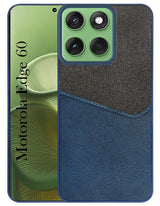 For Motorola Moto Edge 60 Back Cover Case (Dual PU Leather Stitch | Professional Minimalist | Soft and Flexible)