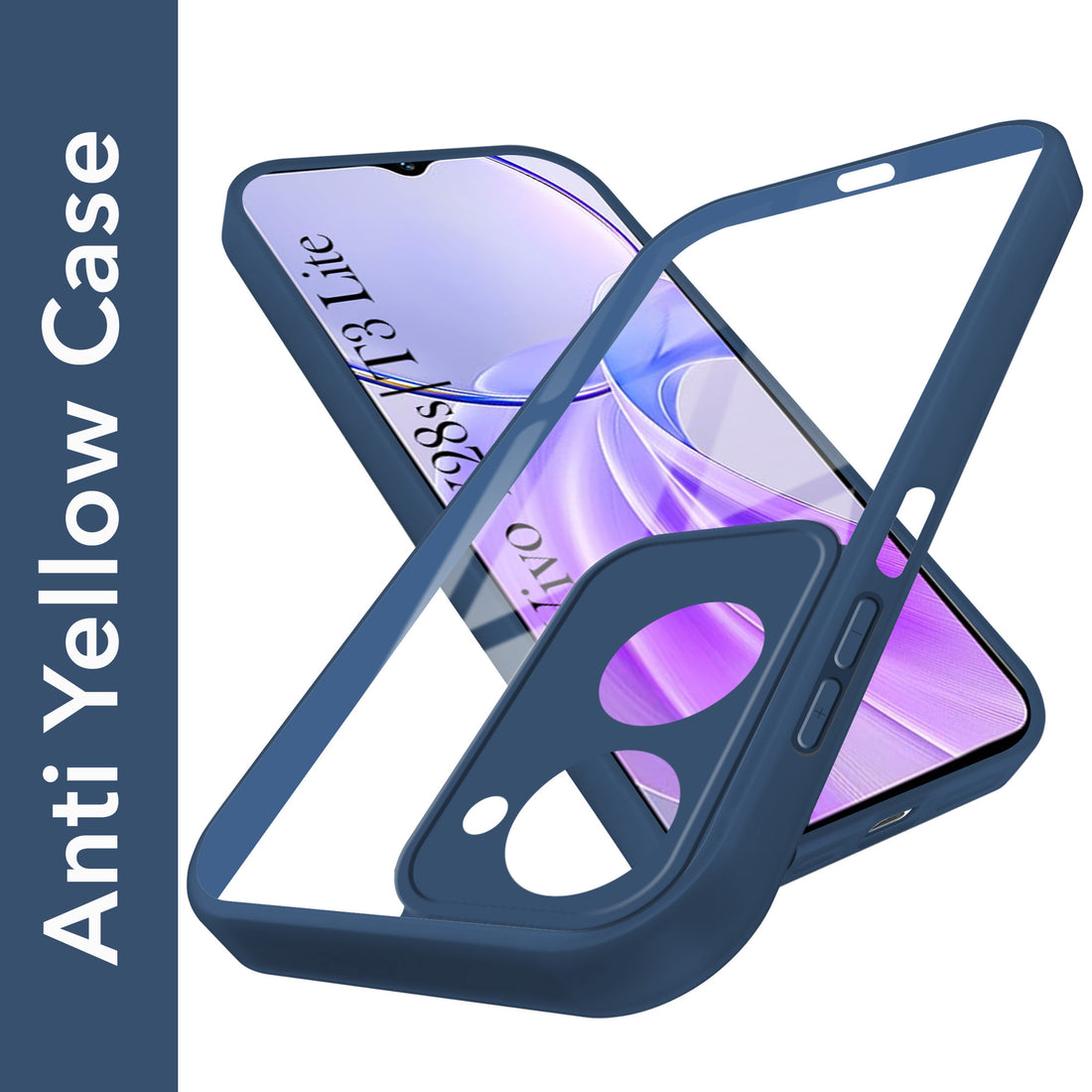 For Vivo Y28s 5G | Vivo T3 Lite 5G Back Cover Case (Lifetime Anti Yellow | Anti Scratch | Crystal Clear Shockproof)