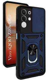 For Vivo iQOO Z10x Back Cover Case (Hybrid Dual Armor Polycarbonate)