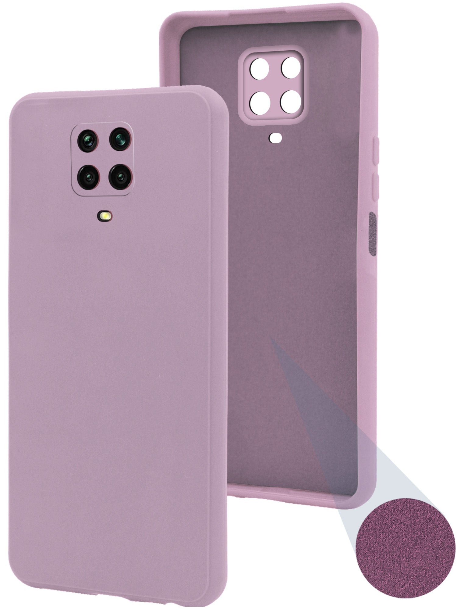 For Redmi Note 9 Pro | 9 Pro Max | Note 10 Lite Back Cover Case (Matte with Inside Fiber Cloth)
