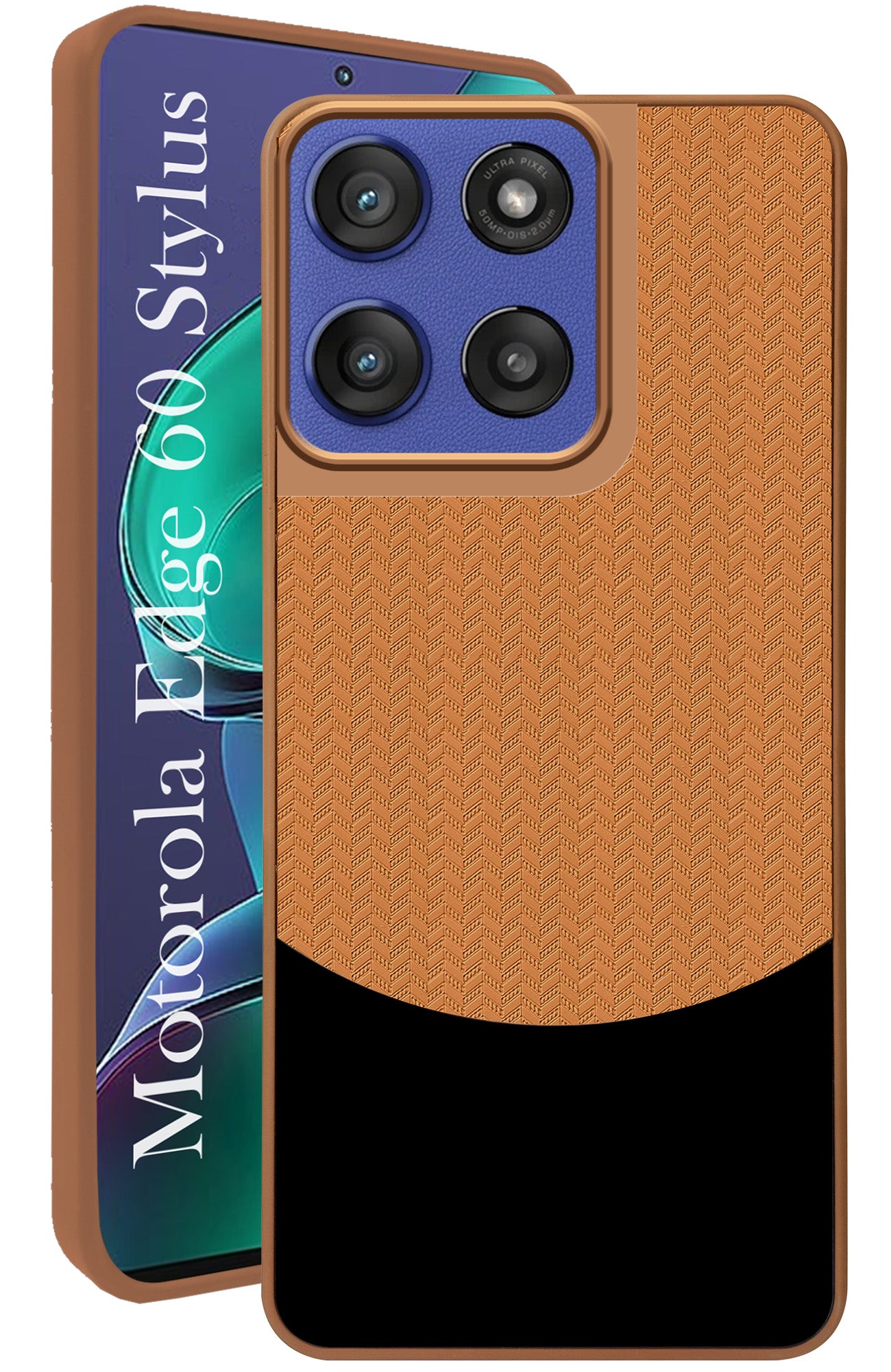 For Motorola Moto Edge 60 Stylus Silicone Finish Back Cover Case (Premium Minimalist Professional Feel | Camera Protection Bump)