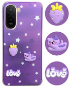 For Redmi A7 Pro (4G | 5G)  Back Cover Case (3D Cute Cartoons | Hard Back Side Soft | Matte Premium Finish | HD Printing)