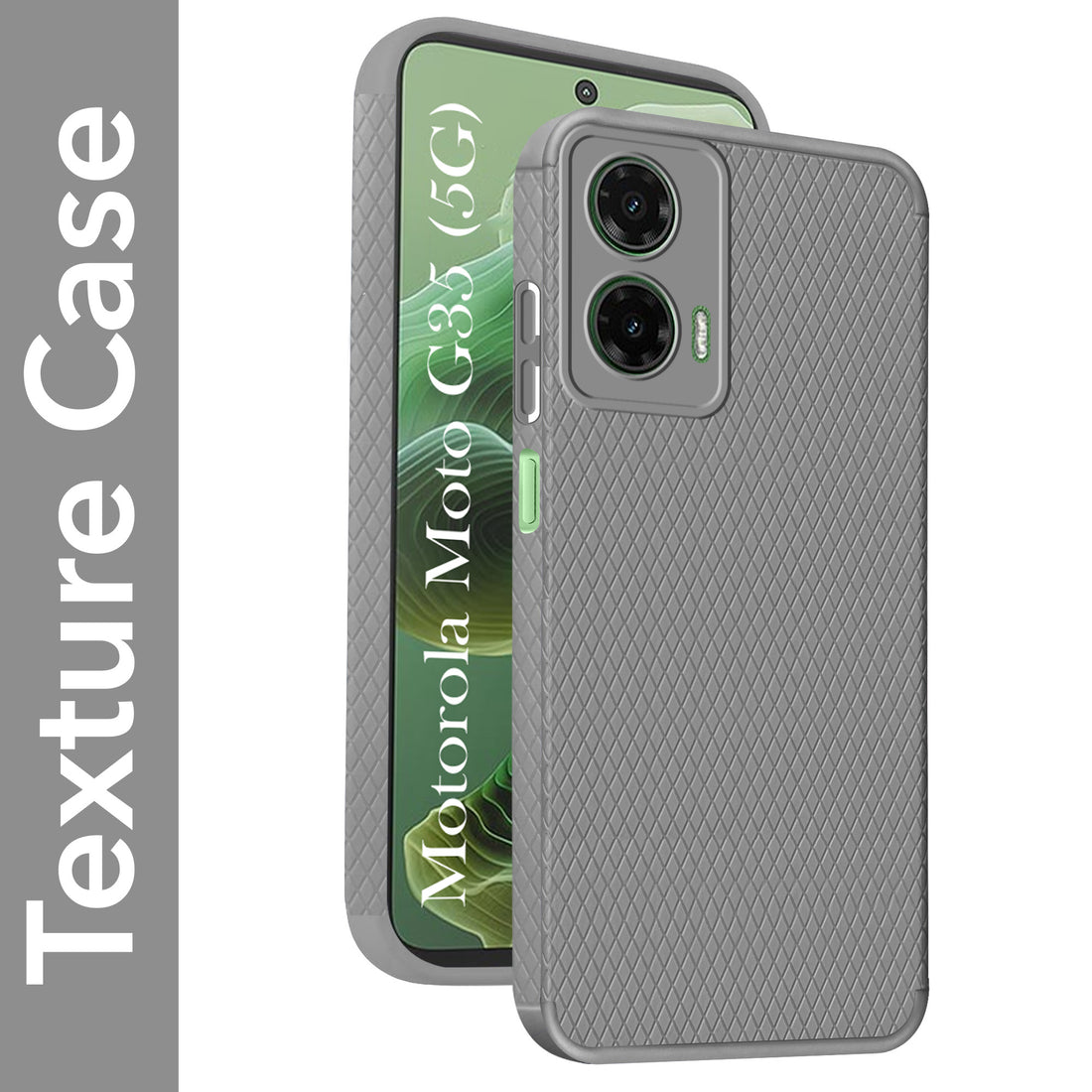 For Motorola Moto G35 5G Back Cover Case (Liquid Silicone | Side Grip | Camera Protection)