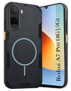 For Redmi A7 Pro 4G|5G Back Cover Case (Slim Hybrid Armor | Shockproof Camera Protection | Rugged Dual Layer)