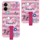 For Vivo Y51 Pro 5G | Vivo T5x Back Cover Case (3D Cute Heart Strap Holder | Camera Protection | Designer Girls Print)