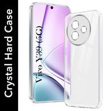 For Vivo Y39 Back Cover Case (Hybrid Crystal panel with Side Soft PU | Camera Protection | HD Clear Shockproof)