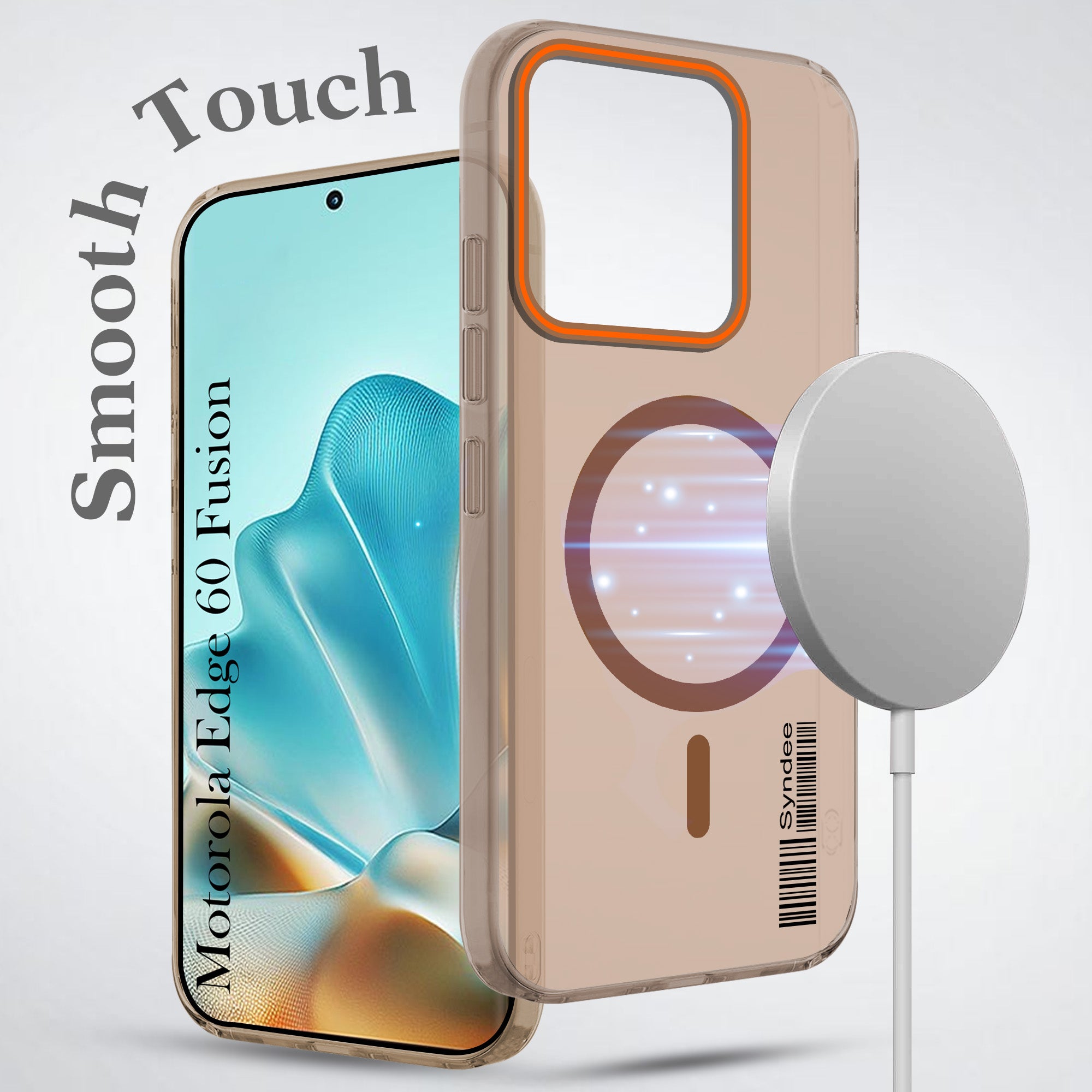 For Motorola Moto Edge 60 Fusion Back Cover Case (Soft Touch | Camera Bump Protection | MagSafe Compatible | Matte Finish)