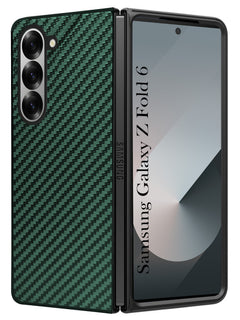 For Samsung Galaxy Z Fold 6 5G Back Flip Case Cover (Craft Printed Design | Hybrid Texture | Inside Microfiber Cloth)