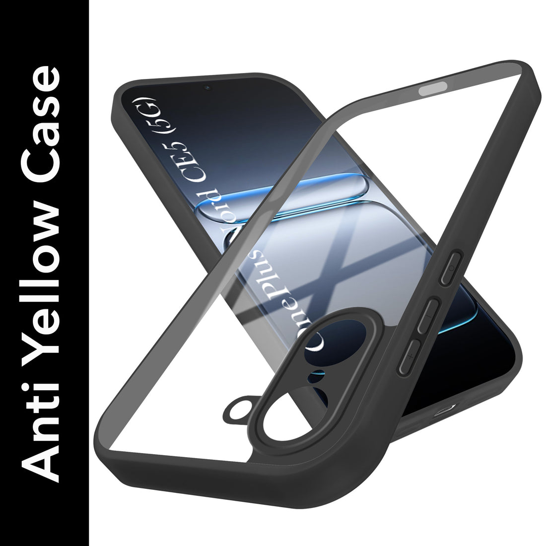 For Oneplus Nord CE 5 Back Cover Case (Lifetime Anti Yellow | Anti Scratch | Crystal Clear Shockproof)