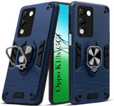 For Oppo K13X Back Cover Case (Shockproof Dual Layer Polycarbonate |Ring Holder Kickstand)