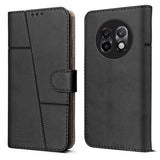 For Realme 13 Plus Flip Cover Case ( Stitched Leather with Magnetic Closure)
